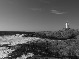 Marsstrand Lighthouse BW